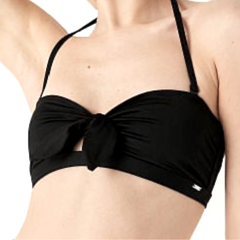 Pink Victoria’s Secret Swim Knot Front Bandeau Top